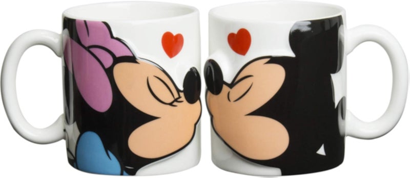 San Art Disney Mickey Mouse & Minnie Mouse mug pair kiss SAN2148 (japan import)